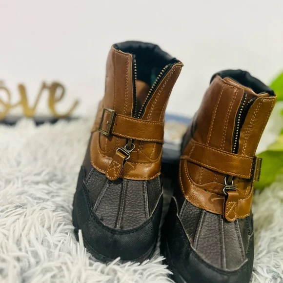 Polo by Ralph Lauren Kids Brown and Black Boots